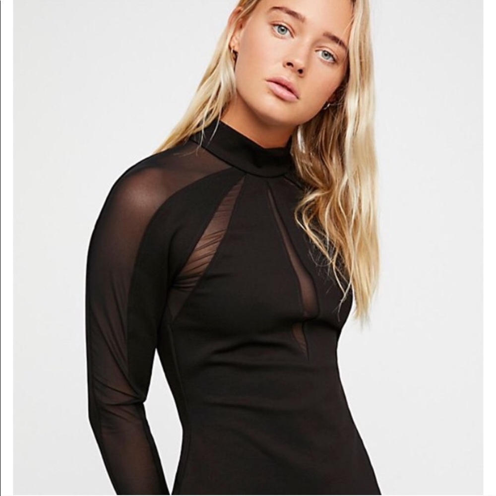 NWOT Free People Monarch Long Sleeves Top Sz S - Picture 2 of 5